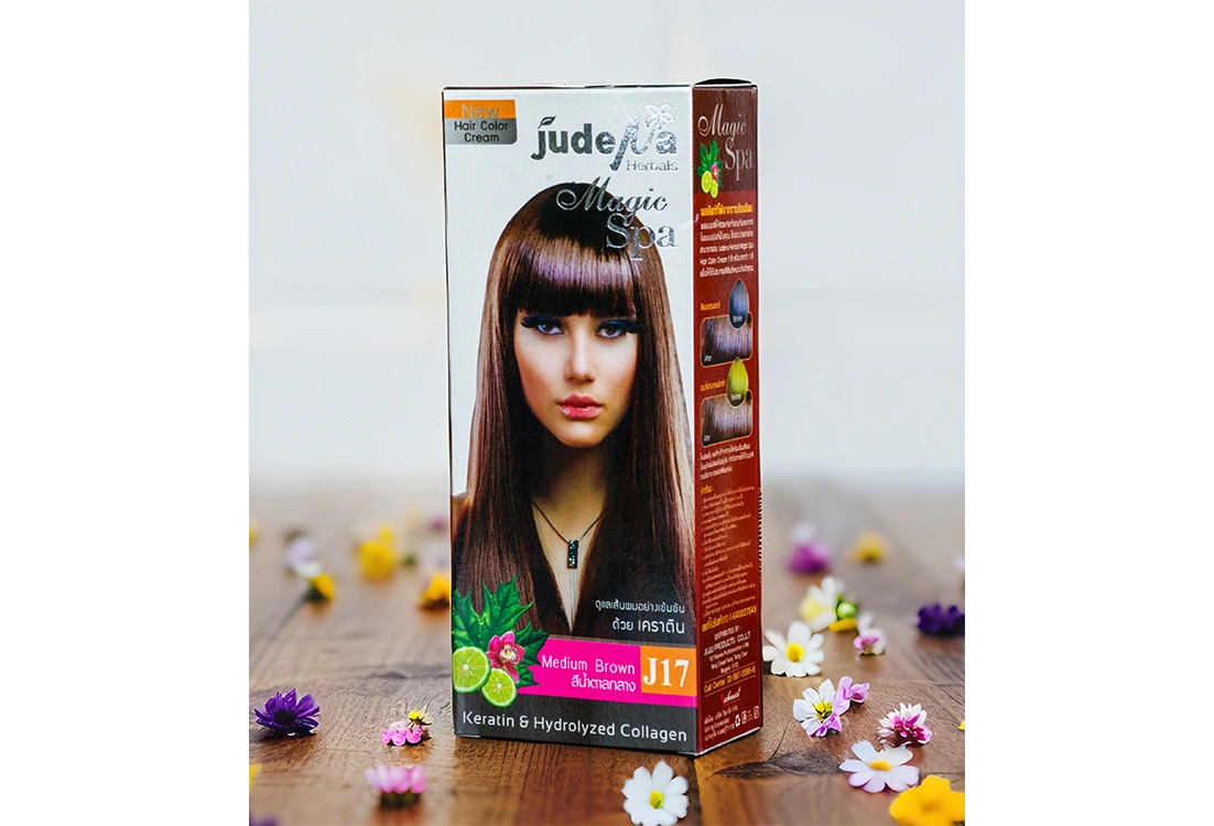 ครีมย้อมสีผมสีน้ำตาลกลาง250170