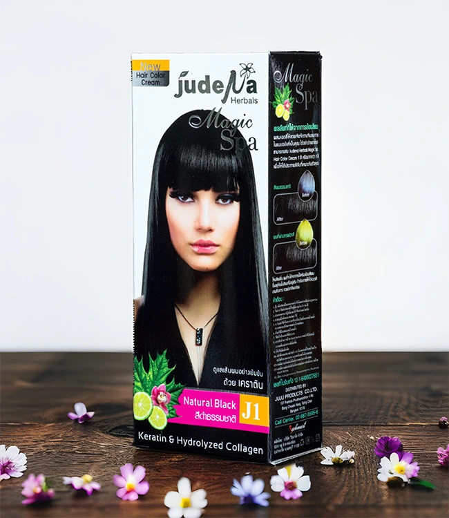 ครีมย้อมสีผมสีดําธรรมชาติ
