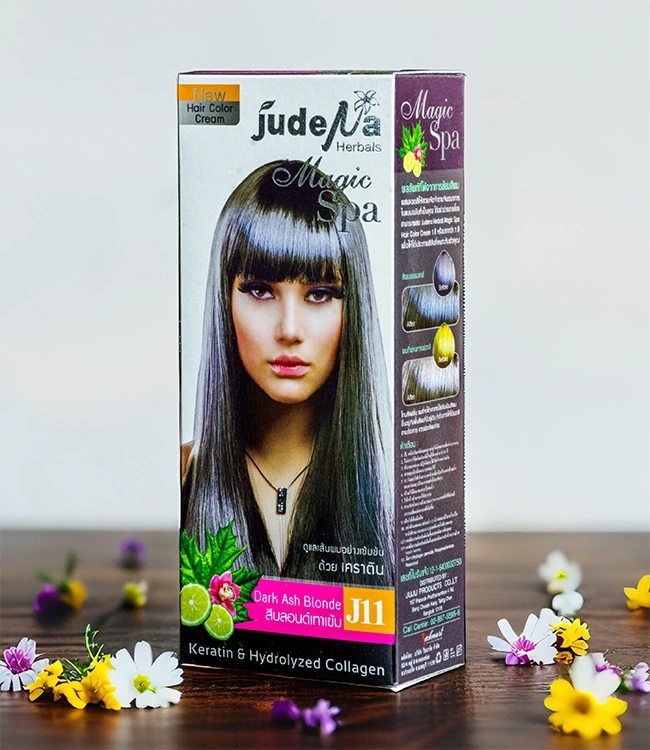 ครีมย้อมสีผมสีบลอนด์เทาเข้ม