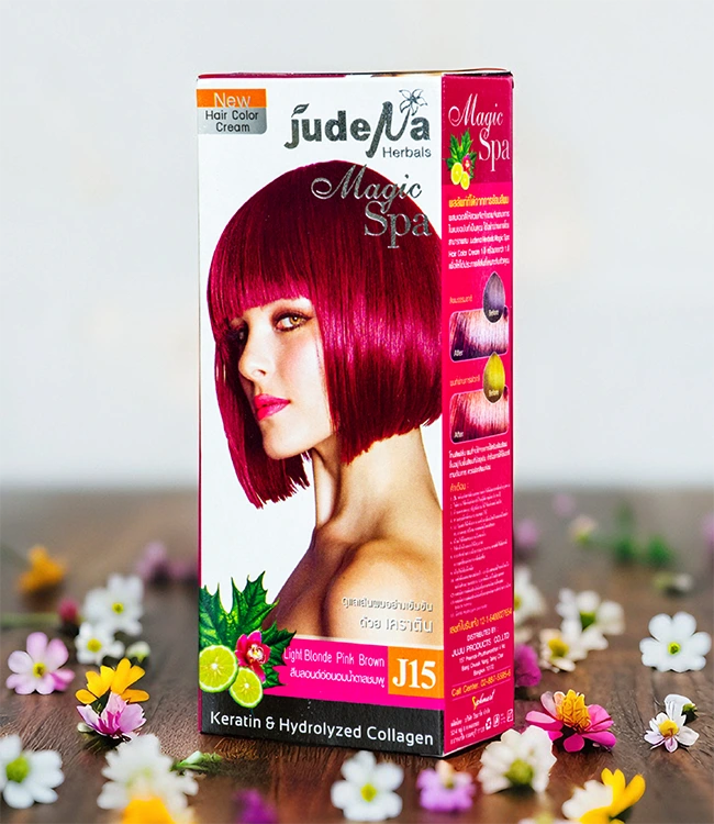 ครีมย้อมสีผมสีบลอนด์อ่อนอมน้ำตาล